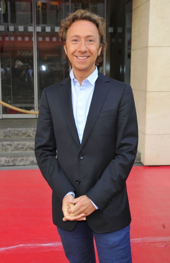 Stéphane Bern lors de la conférence de rentrée de RTL à Paris le 6 septembre 2012