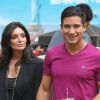 Mario Lopez et sa fiancée dans les rues de New York, le 6 septembre 2012.