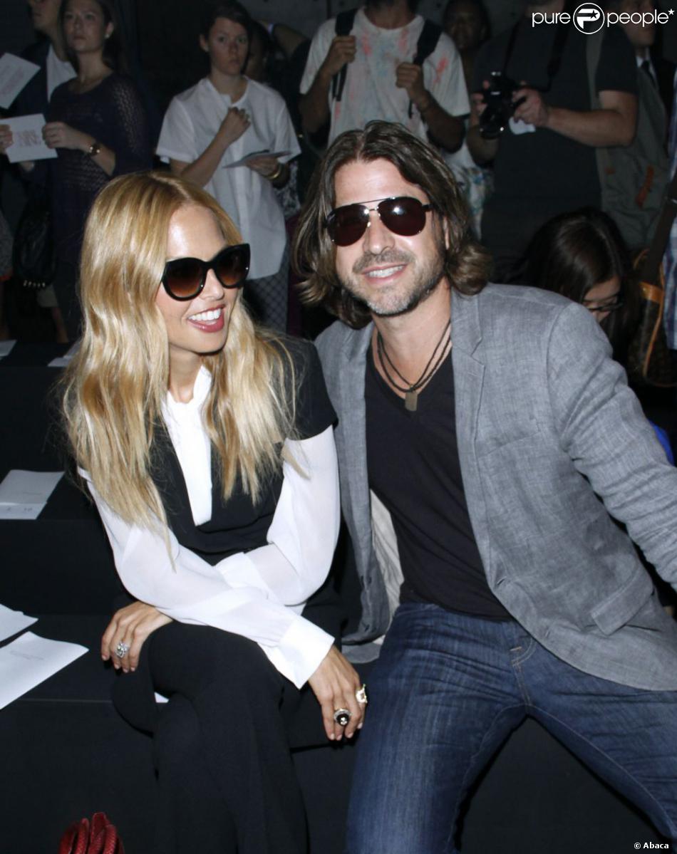 Rachel Zoe et Rodger Berman, assis au premier rang du défilé Prabal