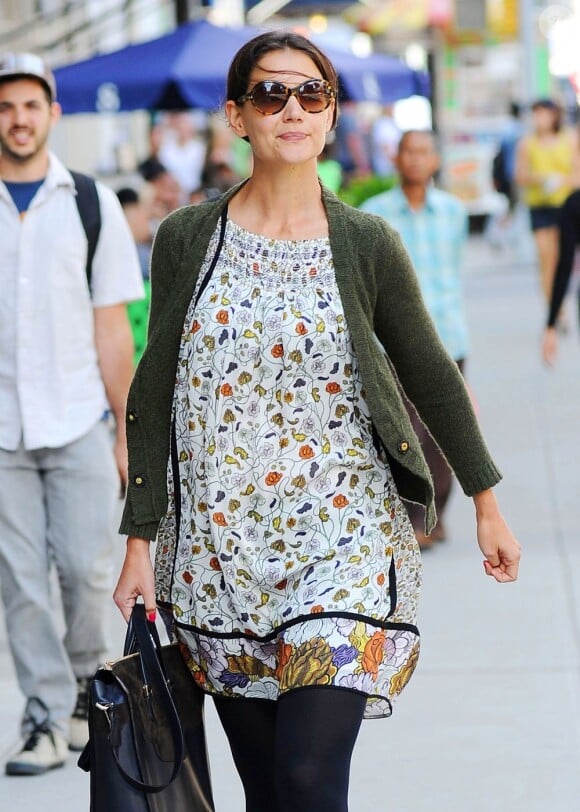 L'actrice Katie Holmes à New York le 10 septembre 2012