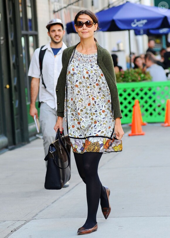 L'actrice Katie Holmes à New York le 10 septembre 2012