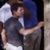 Tom Cruise sur le tournage d'Oblivion le 12 juin 2012