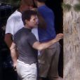 Tom Cruise sur le tournage d'Oblivion le 12 juin 2012