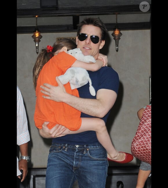 Tom Cruise et sa fille Suri en juillet 2012 à New York