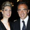 Nikos Aliagas et sa compagne Tina au dîner offert par Cartier dans le foyer du Palais Garnier après le concert de George Michael en faveur de Sidaction, à Paris, le 9 septembre 2012.