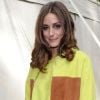 Olivia Palermo, stylée pour le défilé Unique au Topshop Space. Londres, le 16 septembre 2012.