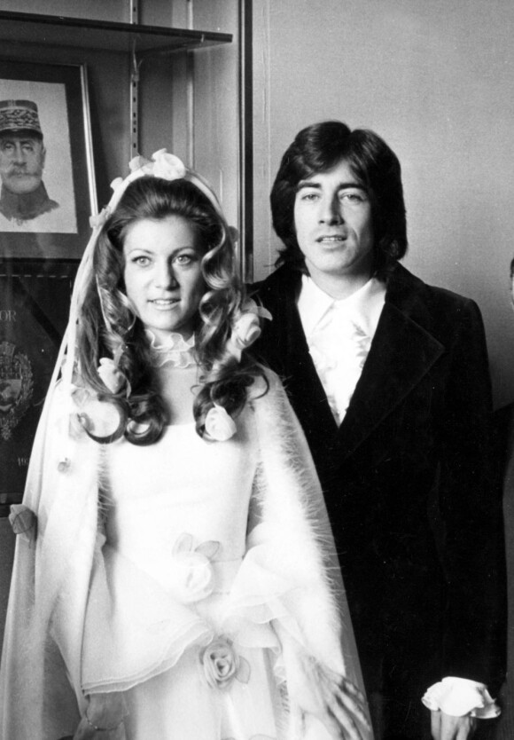 Mariage de Sheila et Ringo à Paris, le 13 février 1973.