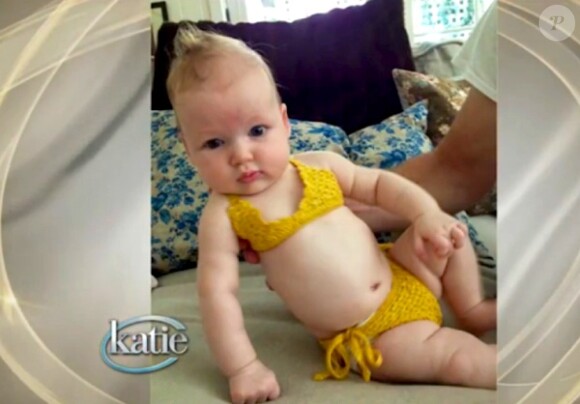 Maxwell, 4 mois, fillette de Jessica Simpson, en bikini...