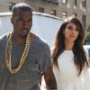 Kanye West décontracté et Kim Kardashian sur son 31 se rendent au cinéma pour voir le film ParaNorman. New York, le 1er septembre 2012.