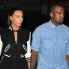 Kanye West et Kim Kardashian en septembre 2012 à New York