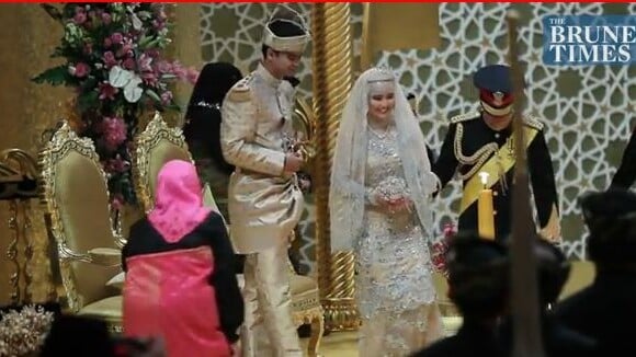 Sultan de Brunei : Fastueux mariage de sa fille, princesse Hajah Hafizah Sururul