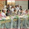 Image du banquet du mariage de la princesse Hajah Hafizah Sururul Bolkiah, fille du sultan de Brunei, et Pengiran Anak Haji Muhd Ruzaini Pengiran Dr Haji Mohd Yakub, le 23 septembre 2012.