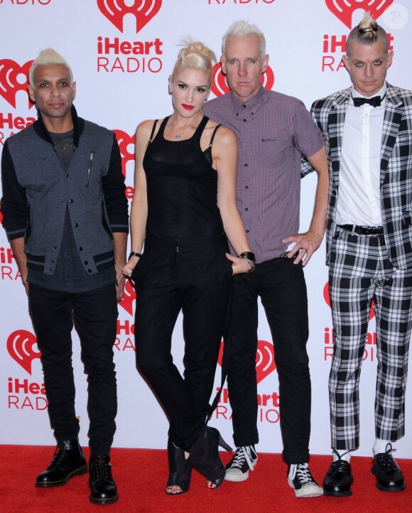No Doubt prend la pose au MGM Grand Garden Arena pour le premier jour du iHeartRadio Music Festival. Las Vegas, le 21 septembre 2012.