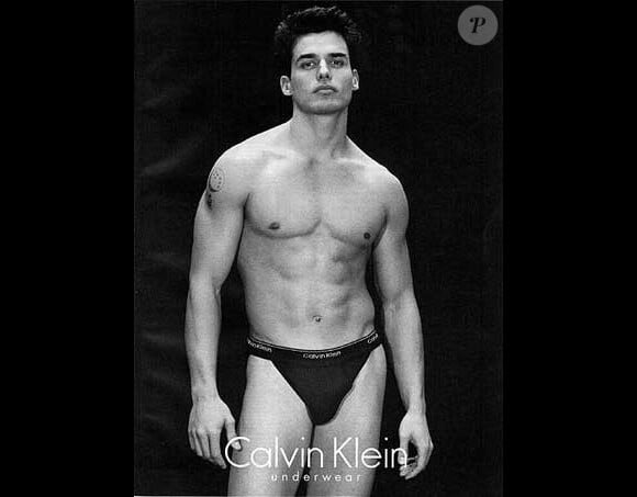 Antonio Sabato Jr. pour Calvin Klein au début des années 90.