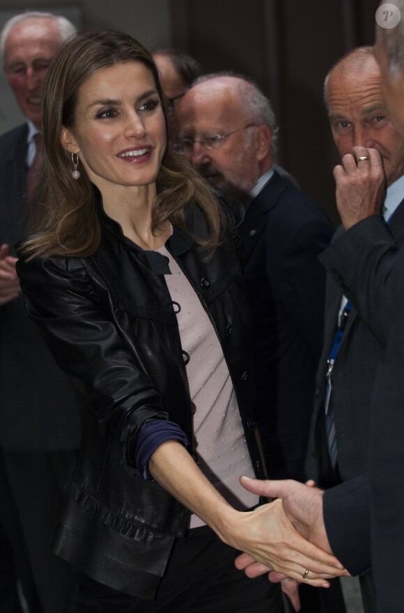 La Princesse Letizia à Cadix, le 26 septembre 2012.