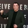 John Travolta à Rome pour la promotion de Savages, le 25 septembre 2012.