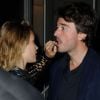 Natalia Vodianova et Antoine Arnault, un couple amoureux lors de l'after-party Givenchy à L'Arc. Paris, le 30 septembre 2012.