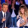 Daphné Bürki et Michel Denisot sur le plateau du Grand Journal le lundi 27 août 2012 sur Canal +