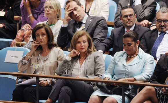 Valérie Trierweiler durant l'assemblée générale de l'ONU à New York, le 25 septembre 2012.
