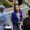 Le fameux point presse de Ségolène Royal aux Nations Unies à New York, le 26 septembre 2012.