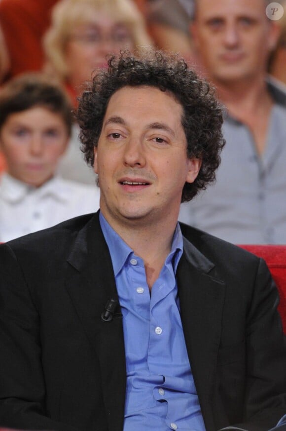 Guillaume Gallienne sur le tournage de l'émission Vivement Dimanche spéciale Astérix et Obélix que diffusera France 2, dimanche 7 octobre 2012.