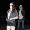 Kristen Stewart et son père John arrivent au concert de Florence and the Machine à Hollywood le 7 octobre 2012