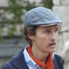 Matthew McConaughey en famille quitte une église à Austin le 7 octobre 2012.