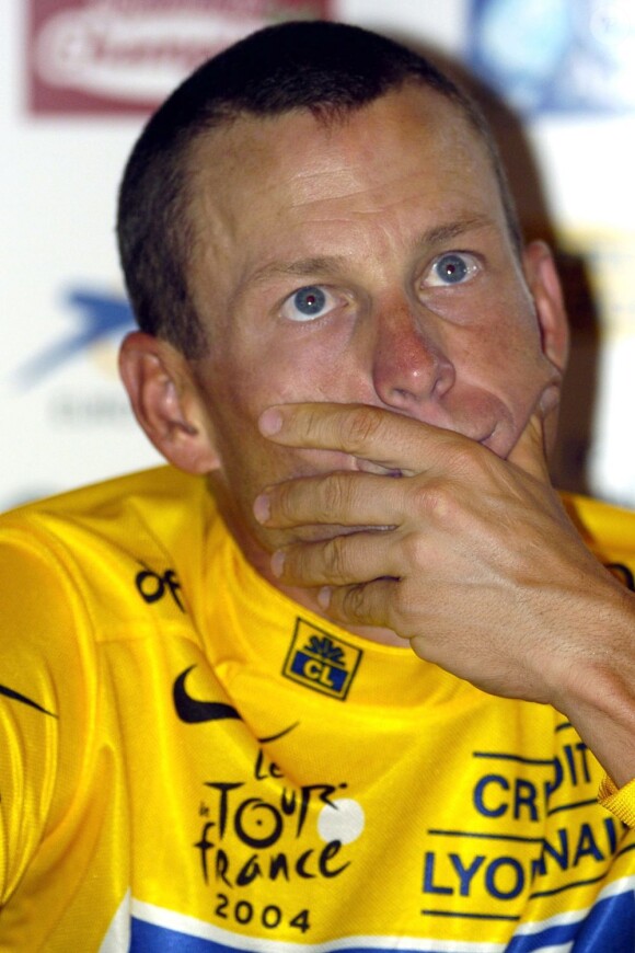 Lance Armstrong à Besançon le 24 juillet 2004