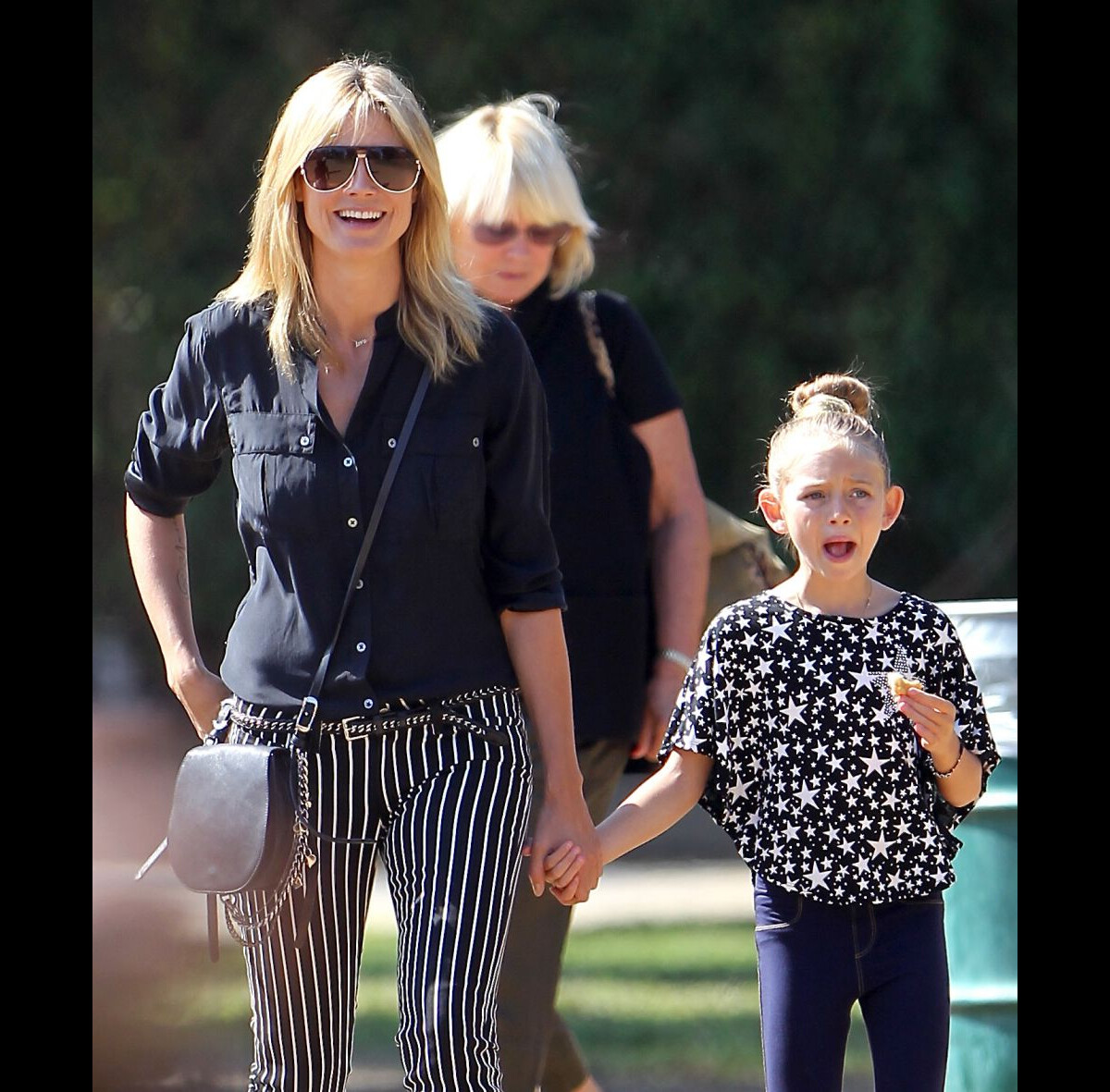 Vidéo : Leni et sa mère Heidi Klum vont encourager Henry. Brentwood, le ...