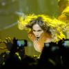 Jennifer Lopez sur scène à Berlin pour le Dance Again World Tour, le 13 octobre 2012.