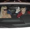 Paris Hilton et son petit ami River Viiperi, à Los Angeles, le mercredi 17 octobre 2012.