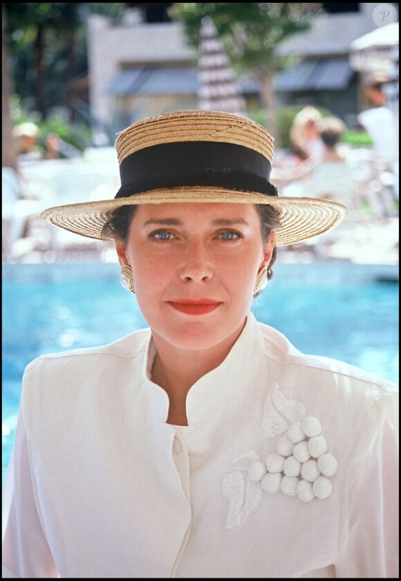 Sylvia Kristel au Festival de Cannes, le 9 mai 1990.