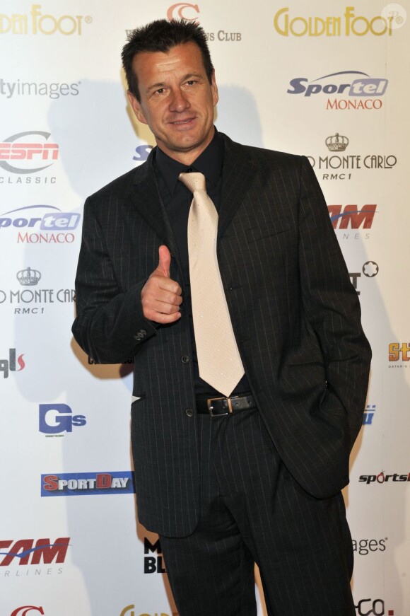 Carlos Dunga lors de la céremonie du Golden Foot Award à Monaco le 17 Avril 2012 au Sporting de Monte-Carlo