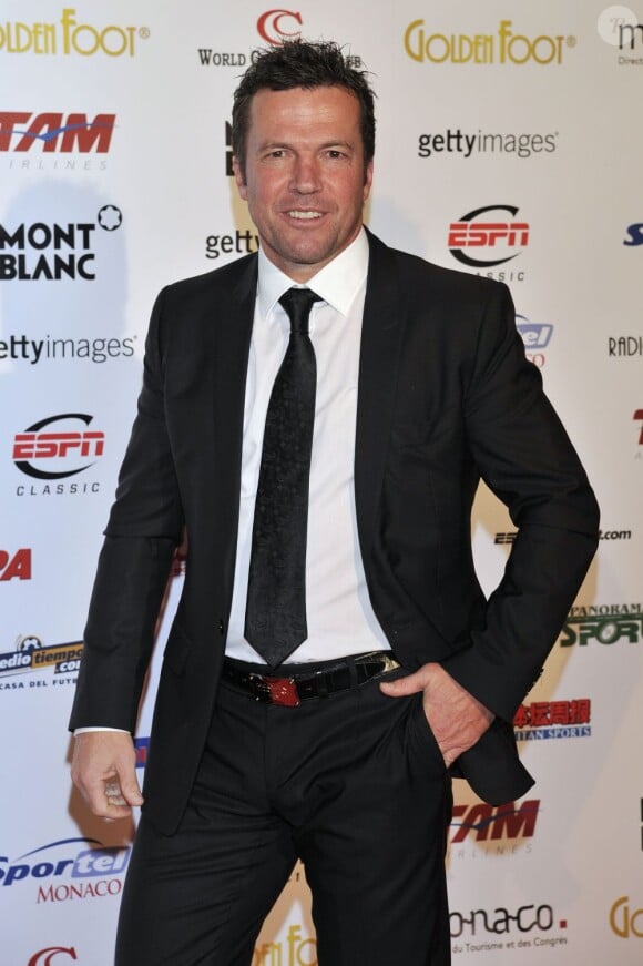 Lothar Matthäus lors de la céremonie du Golden Foot Award à Monaco le 17 Avril 2012 au Sporting de Monte-Carlo