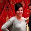 Lily Allen, enceinte de sept mois, à Marrakech (Maroc).