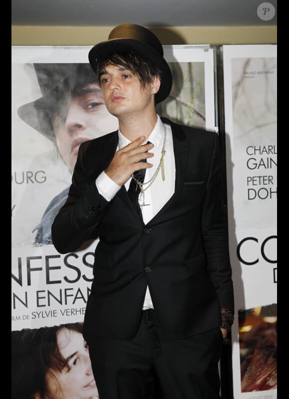 Pete Doherty à Paris, en août 2012.