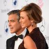 George Clooney et Stacy Keibler assistent au gala Carousel of Hope à l'hôtel Beverly Hilton. Beverly Hills, le 20 octobre 2012.