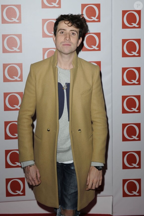 Nick Grimshaw à la soirée 2012 Q Awards à Londres, le 22 octobre 2012.