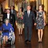 La famille royale de Belgique était réunie le 24 octobre 2012 au palais à Bruxelles pour un concert d'automne offert par le couple royal.