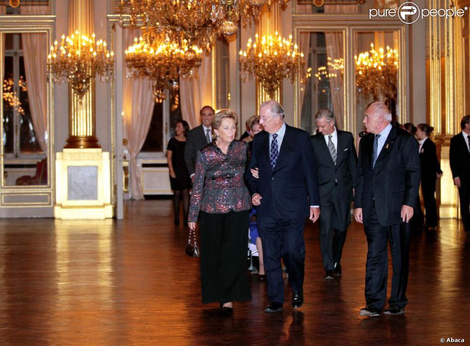  La reine Paola et le roi Albert de Belgique donnaient le 24 octobre 2012 au palais à Bruxelles un concert d&#039;automne offert par le couple royal. 