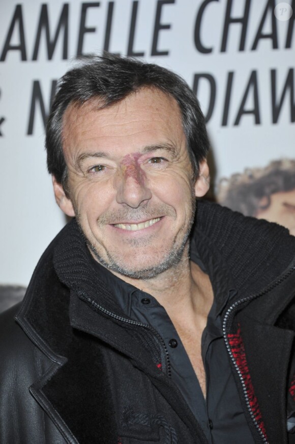 Jean-Luc Reichmann lors de la générale du spectacle Amour sur place ou à emporter à Paris le 24 octobre.