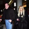 Lindsay Lohan et son père Michael Lohan à New York en janvier 2008.