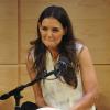 Katie Holmes donne une conférence de presse sur sa nouvelle pièce de théâtre Dead Accounts à New York, le 25 octobre 2012.