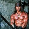 Arnold Schwarzenegger dans Conan le barbare (1982).