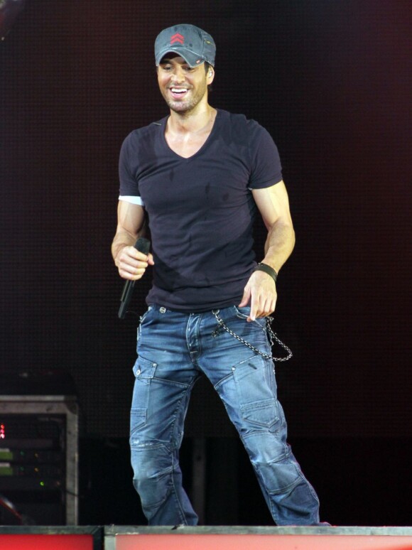Le chanteur Enrique Iglesias à Miami, le 31 août 2012.