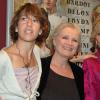 Marie-Christine Barrault, entourée de Jane Fonda et sa fille Vanessa à Paris en 2005