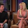 Britney Spears et Simon Cowell sur le plateau du Tonight Show de Jay Leno.