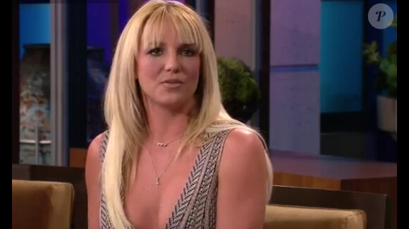 Britney Spears sur le plateau du Tonight Show de Jay Leno.