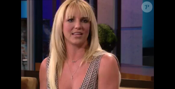 Britney Spears sur le plateau du Tonight Show de Jay Leno.