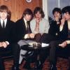 Les Rolling Stones, en 1964, avec de gauche à droite Brian Jones, Charlie Watts, Mick Jagger, Keith Richards et Bill Wyman.